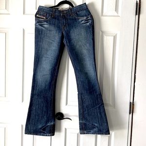 Diesel Jeans Distressed Blue Jeans Size 29.